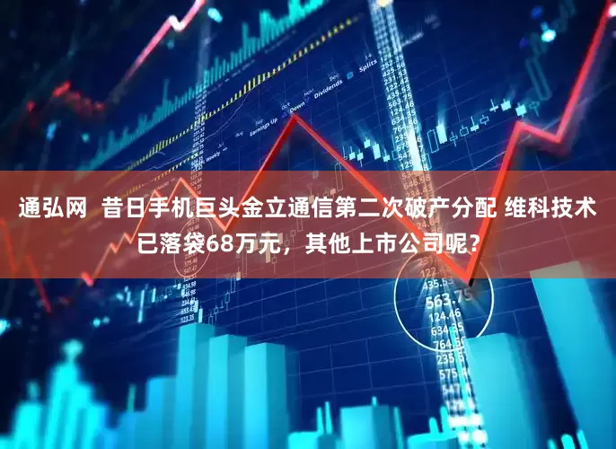 通弘网  昔日手机巨头金立通信第二次破产分配 维科技术已落袋68万元，其他上市公司呢？