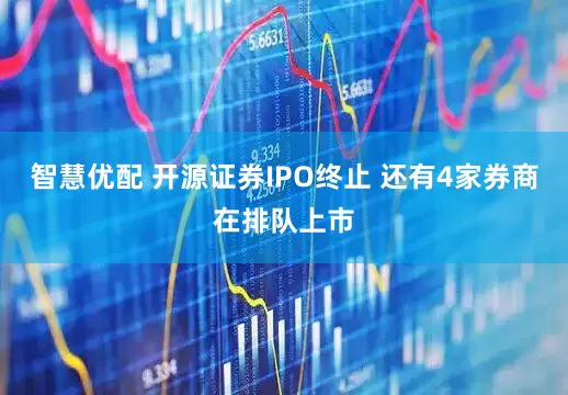 智慧优配 开源证券IPO终止 还有4家券商在排队上市
